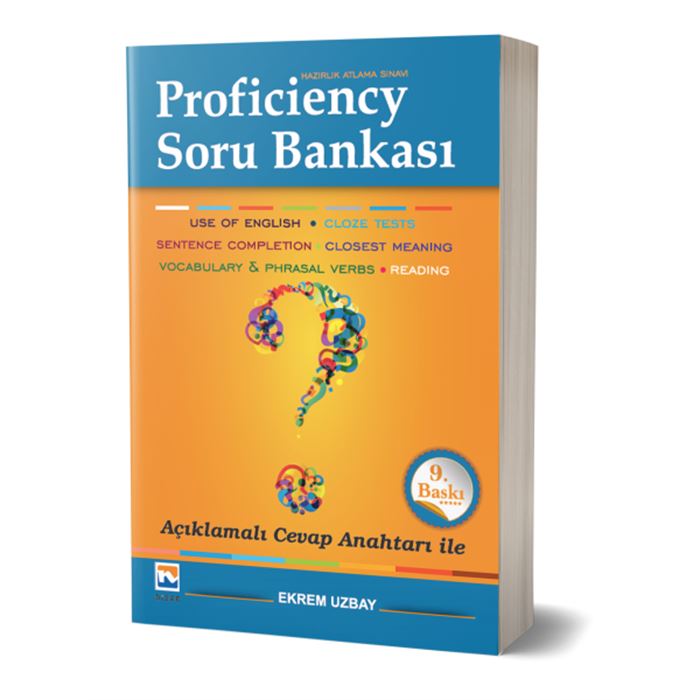 Proficiency Hazırlık Atlama Sınavı Soru Bankası Açıklamalı Cevap